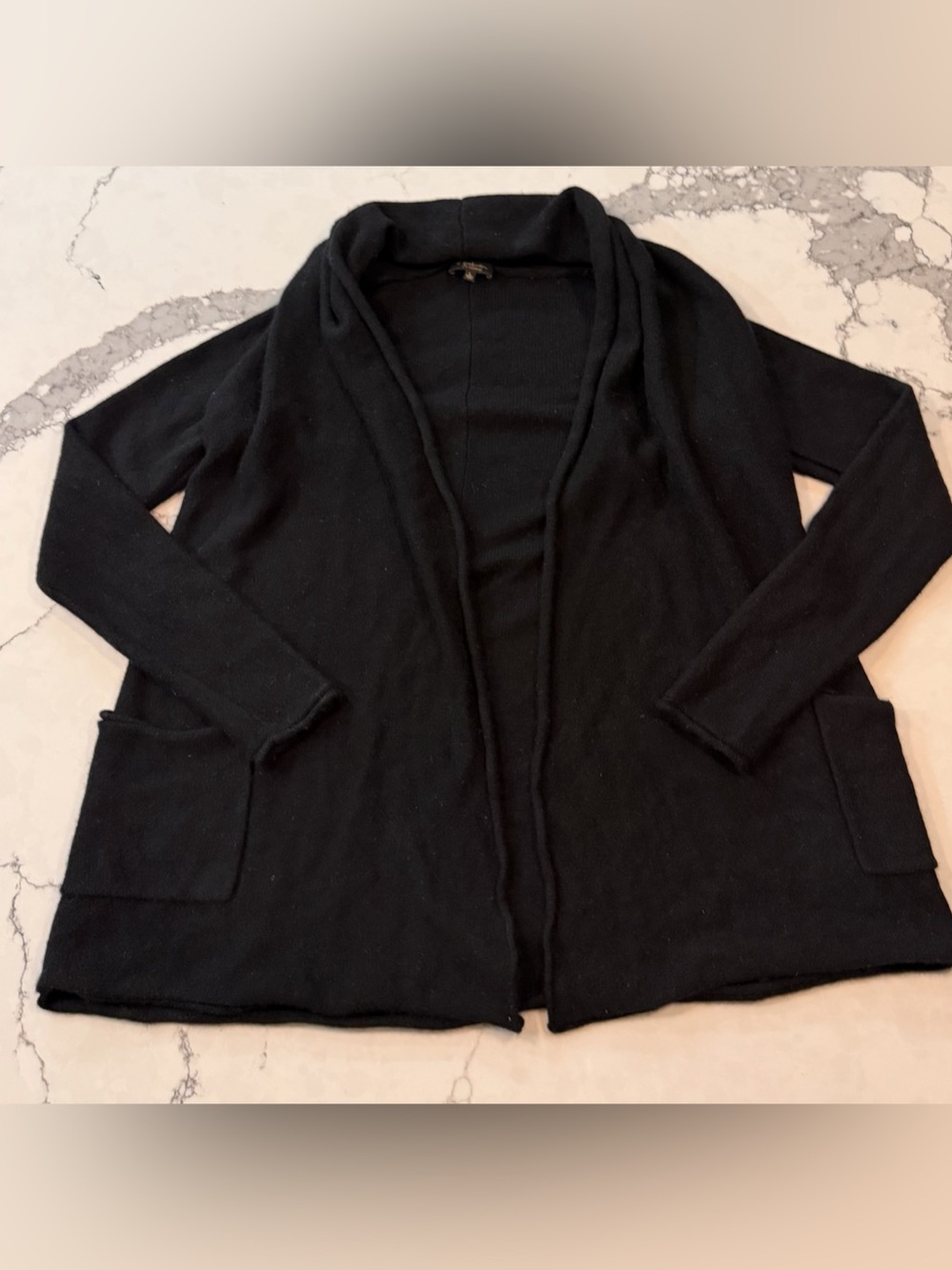 Talula Babfon Black Wool Cashmere Cardigan Size Small